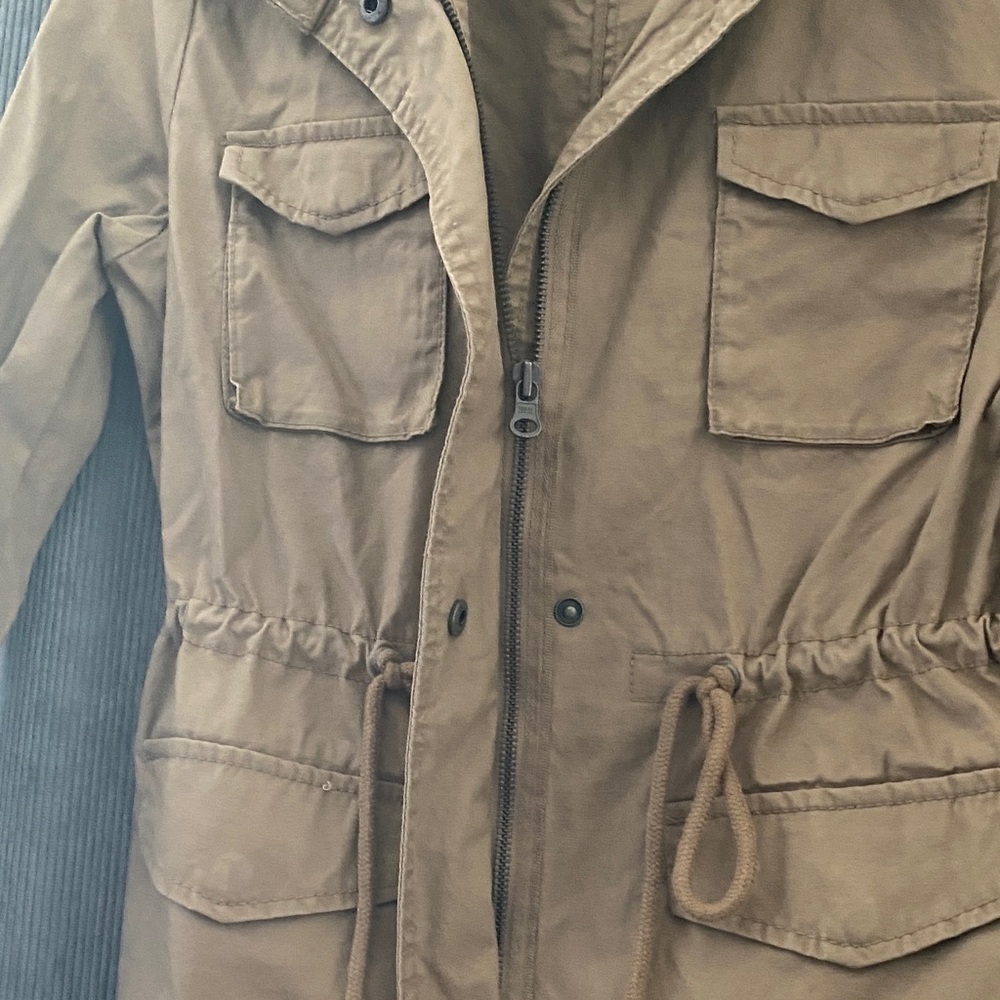 Old Navy Tan Utility Jacket for Women - Picture 5 of 7